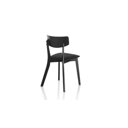 Varm Black Tomasucci Wooden chair