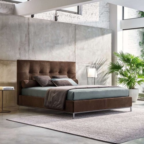 Max Capitonné Twils Modern Double Bed