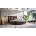 Max Capitonné Twils Modern Double Bed