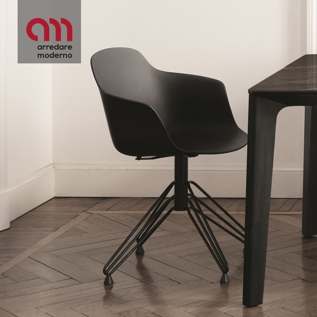 Mood Bontempi chair swivel with armrests