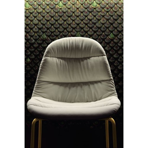 Mood Bontempi chair in steel covered