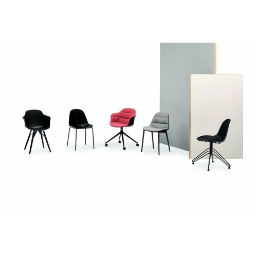 Mood Bontempi chair in steel covered