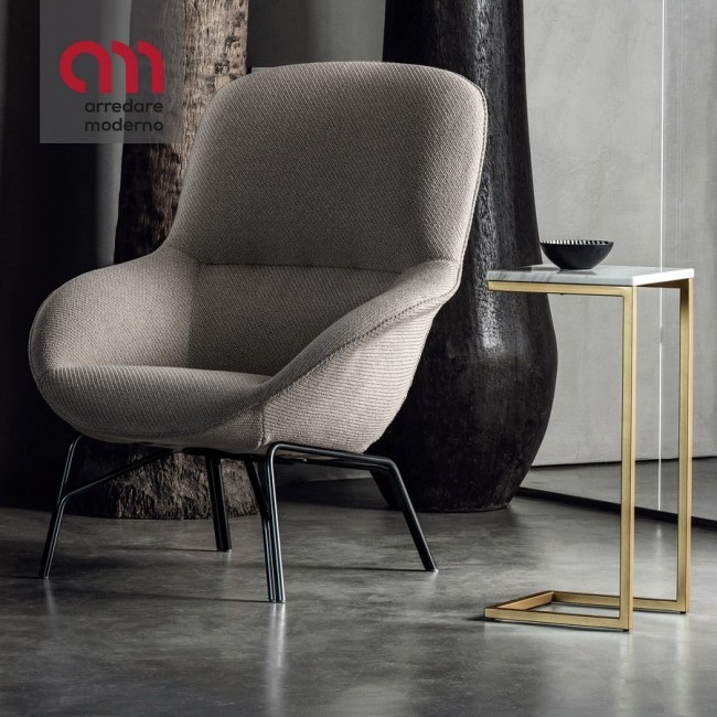 Long Island Bontempi armchair in steel