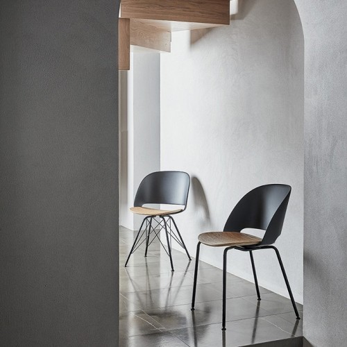 Polo Bontempi Chair polypropylene - wood