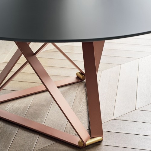 Delta Bontempi Casa fixed round Table