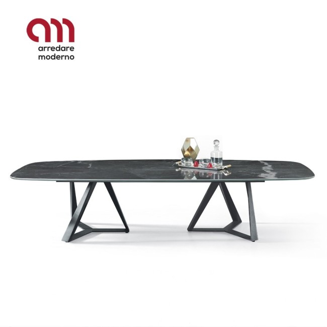 Millennium XXL Bontempi Casa fixed barrel-shaped Table