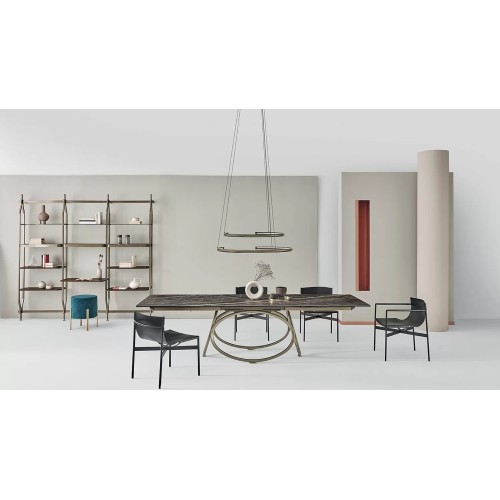 Louis Bontempi Casa Extendable Rectangular Table