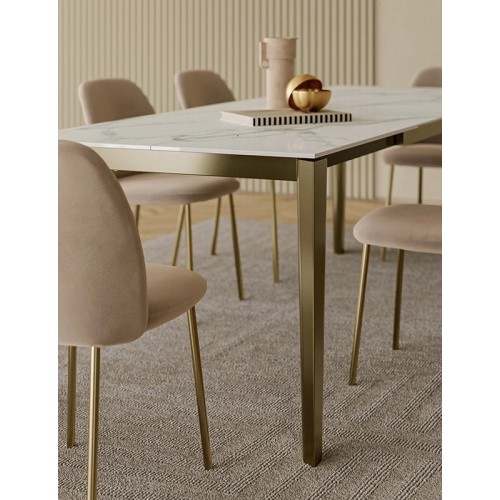 Etro Bontempi Casa modern Rectangular Extendable Table