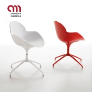 Chair Cookie Swivel with castors Infiniti Design