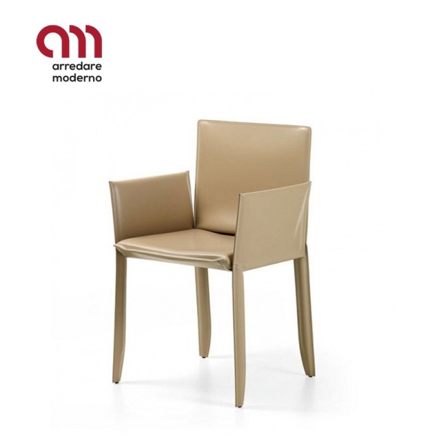 Piuma Cattelan Italia Chair with armrests