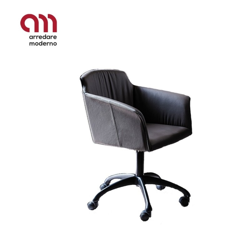 Tyler Wheels Cattelan Italia Chair with armrests