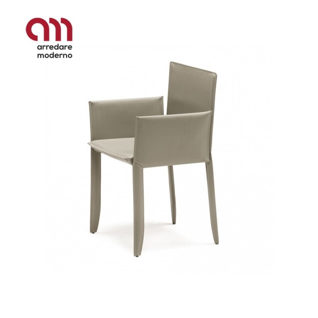 Piuma Edition Cattelan Italia Chair with armrests