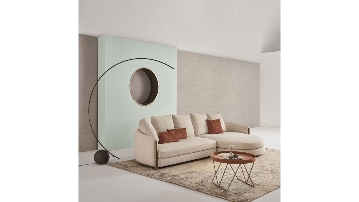 Bonnie Bontempi Casa Angular Sofa With Chaise Longue