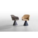 Lyz Potocco Armchair with cone base