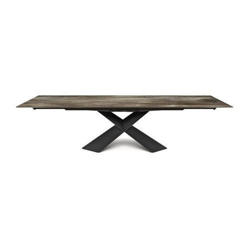 Tyron Crystalart Drive Cattelan Italia extendable dining Table