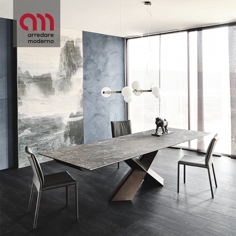 Tyron Keramik Drive Cattelan Italia extending Table