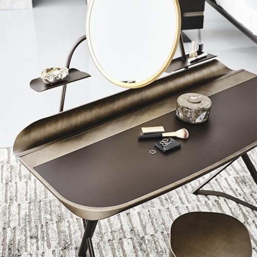 Cocoon Trousse Leather Cattelan Italia Console Table