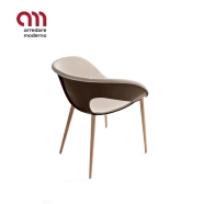 Krizia Kastel wooden legs chair