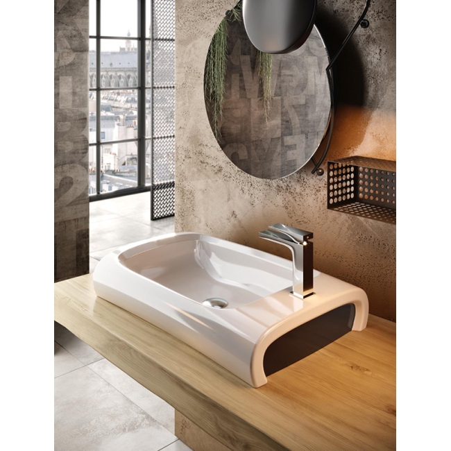 Lavabo de baño Hi-Line Hidra Cerámica