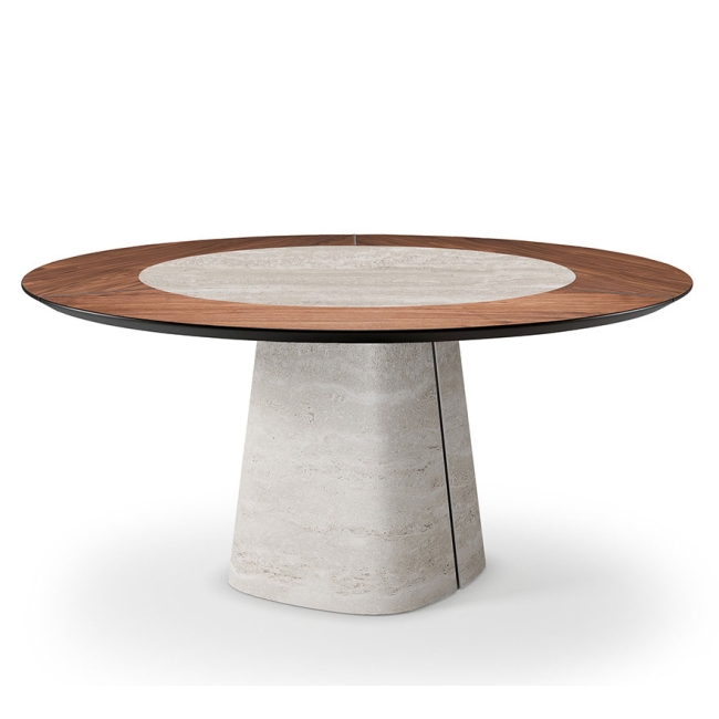 Mesa Rado Ker-Wood Round Cattelan Italia