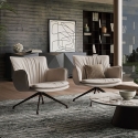 Silla Rhonda Lounge Cattelan Italia giratoria