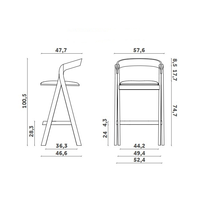 Taburete Diverge Miniforms