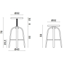 Taburete Ferrovitos Miniforms