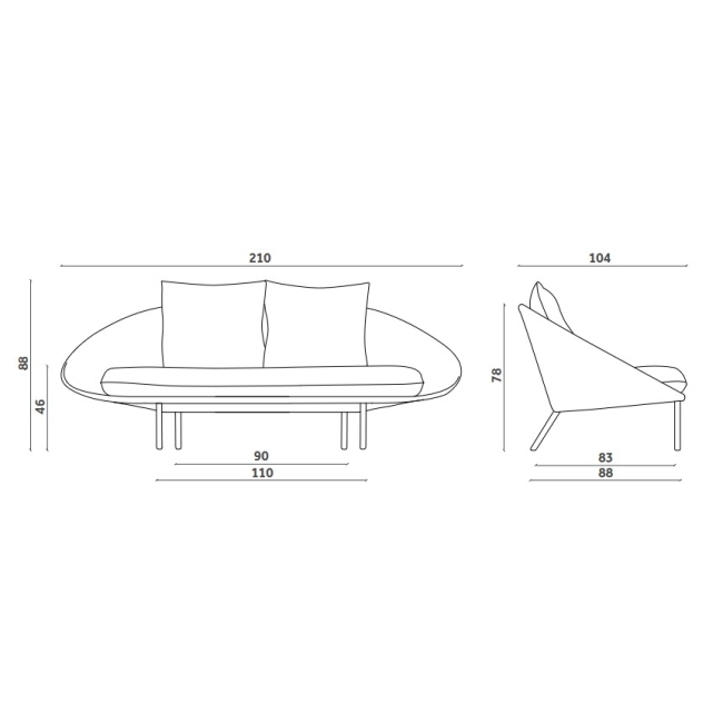 Sofá Lem Miniforms