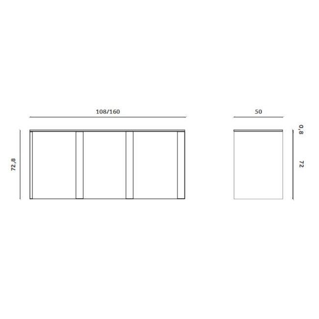 Consola Nami Desk Miniforms