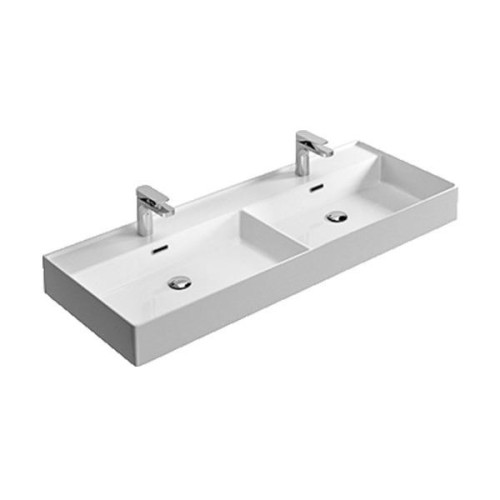 Kiub Hidra Ceramica Lavabo de baño Doble refinado