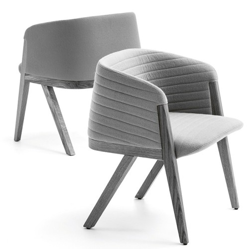 Mafalda Moroso Silla sillón de madera