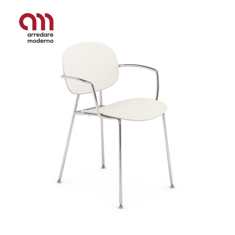 Tondina pop 4 legs Infiniti Design Silla con reposabrazos