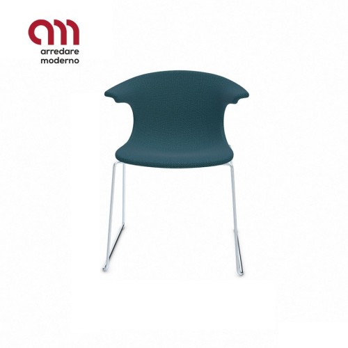 Loop Mono Infiniti Design Silla de trineo tapizada