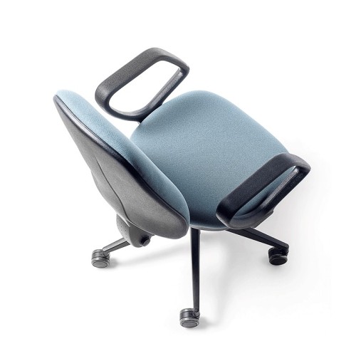 Konfort Kastel Silla de oficina ergonómica con reposabrazos