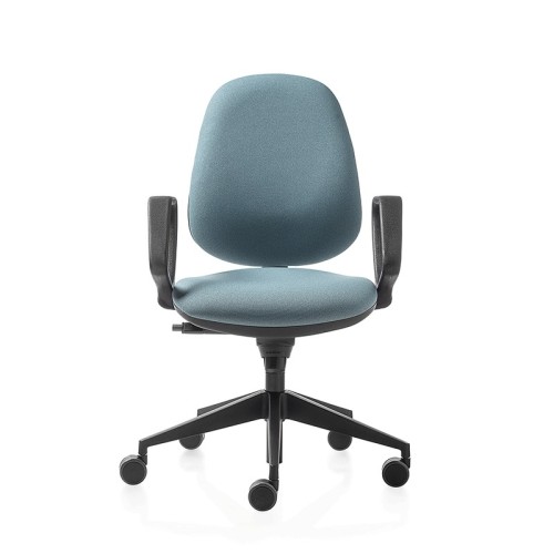 Konfort Kastel Silla de oficina ergonómica con reposabrazos