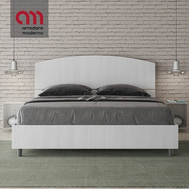 Cama doble de madera Ityhome Dora - Arredare Moderno