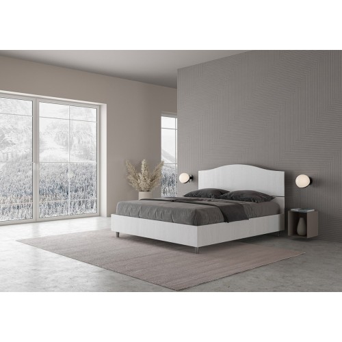 Cama doble de madera Ityhome Dores - Arredare Moderno