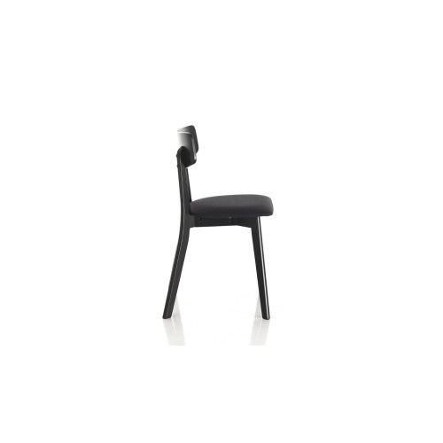 Varm Black Tomasucci Silla de madera