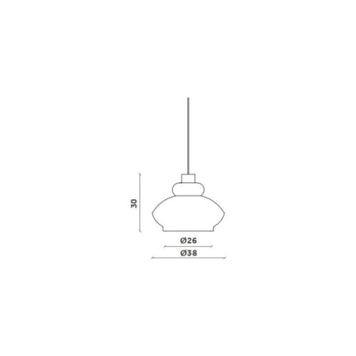 Lampada Tora Miniforms a sospensione