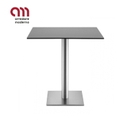 Mesa de bar Tiffany Scab H.109 columna redonda y sobre laminado compacto