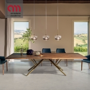 Mesa Bridge Bontempi Casa fija rectangular