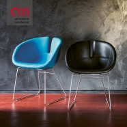 Silla con reposabrazos Fjord Moroso