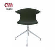 Silla Loop Mono Infiniti Design 4 patas tapizada