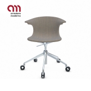 Silla Loop Mono Infiniti Design 4 patas tapizada