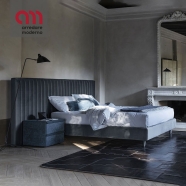 Cama Clay Maison Bolzan Letti doble acolchada