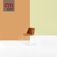 Silla Aiku Soft MDF Italia Con Reposabrazos