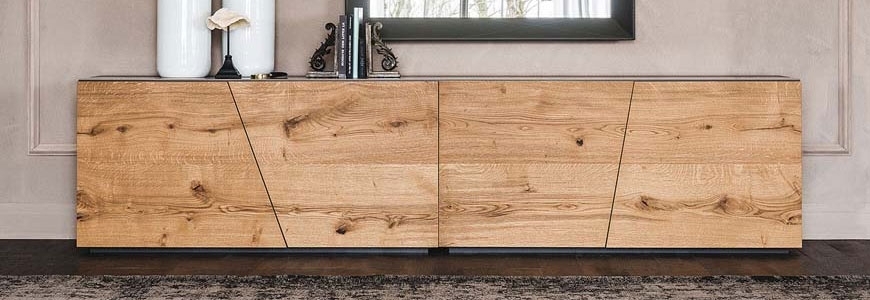Aparador Mueble Clásico en madera de Cerezo Francés envejecido