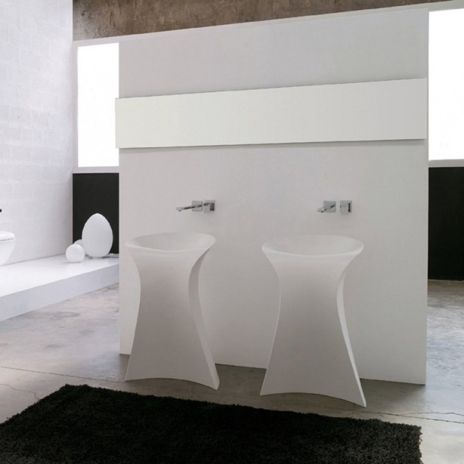 Lavabo de salle de bain Miss Hidra Ceramica