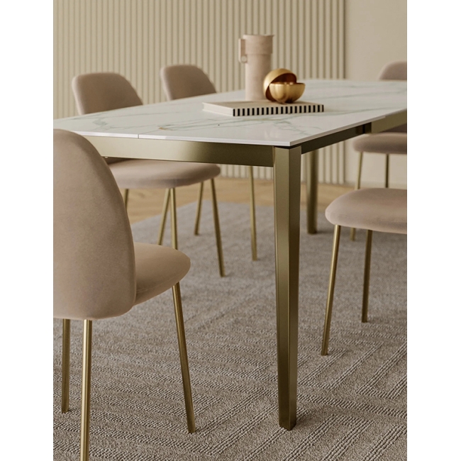 Table rectangulaire fixe Etro Bontempi Casa