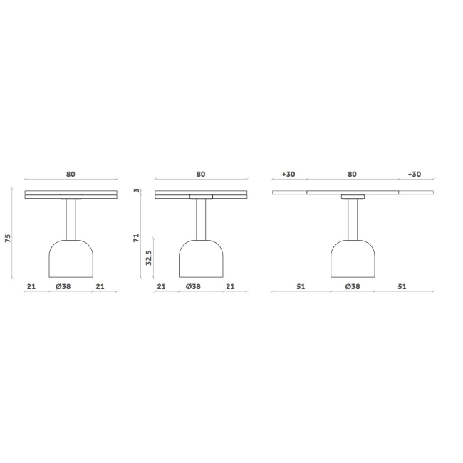 Table extensible Illo Plus Plus Miniforms